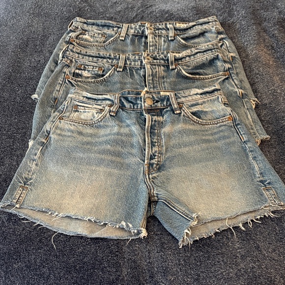 rag & bone Pants - rag & bone Distressed Blue Jean Short Bundle